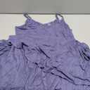 GRECERELLE Women's Summer Casual Loose Dress Beach Cover Up Long Cami Maxi Dresses with Pocket (Medium, 04 Purple Gray)