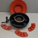 Taco Tuesday Kit - Taco Bar Serving Set for a Party - 30oz Heated Pot, 4 Taco Holders, & Detachable Lazy Susan Tray - Taco Night Fiesta  Unique Couple & Housewarming Gift Set Ideas