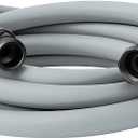 Flexzilla Colors Lead-In Garden Hose 5/8in. x 10ft., Lightweight All-Weather Water Hose, Durable and Flexible, Leak-Free Connections, Slate Gray