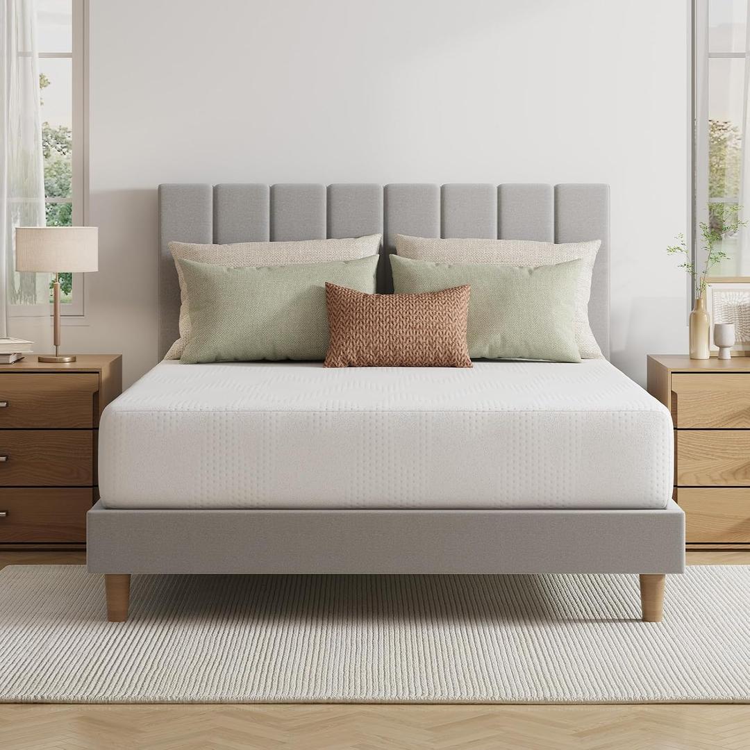 Novilla Twin Size Mattress, 10 Inch Twin Bed Mattress with Gel Memory Foam for Cooling Night Sleep & Pressure Relief, CertiPUR-US Certified