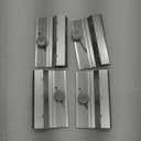 4 Pack M6053 Frameless Shower Doors Top Bracket Roller Assembly 3/4 Inch Round Plastic Wheel Bearing Aluminum Chrome Sliding Shower Doors Rollers Replacement - Amazon.com