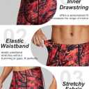 DEVOROPA Men's Swim Jammers Athletic Swimwear Racing Training Team Swimsuit Lap Competition Long Swimming Shorts Size, 30