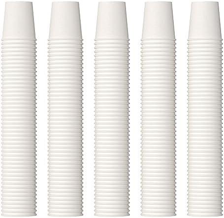 JOLLY PARTY 2 oz Bathroom Cups, 700 Pack Small Paper Cups, White Mouthwash Cups, Disposable Mini Paper Espresso Cup, Paper Sampling Cup