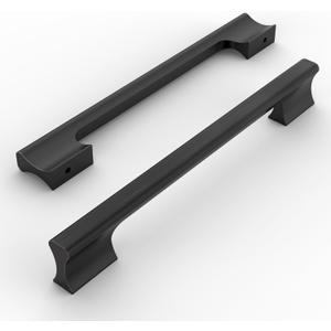 Amerdeco 10 Pack Oil Rubbed Bronze Cabinet Pulls 7 Inch(177MM) Hole Centers Kitchen Cabinet Handles Hardware Kitchen Handles for Cabinets Cupboard Handles Drawer Pulls ZH0056