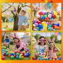 500PCS Fillable Plastic Easter Eggs, Empty Easter Eggs for Egg Hunt, Party Favors, Basket Stuffers, Classroom Prizes, Holiday Decorations