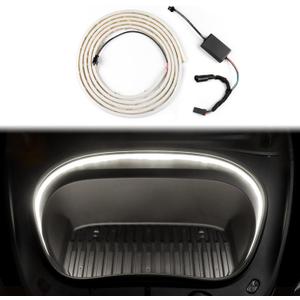 for Tesla Model 3 2024 Frunk LED Light Strip Front Trunk Light Bar Decoration Lights Accessories Waterproof DC 15V (White)