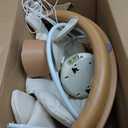Baby Swings for Infants | Electric Portable Baby Swing with Bluetooth, 5 Swing Speed, 3 Timer Settings, 10 Melodies, 5-Point Harness & Remote Control | Indoor & Outdoor Newborn Swing (Beige)