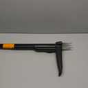 Fiskars 4-Claw Stand Up Weed Puller Tool, Gardening Hand Weeding Tool with 39" Long Ergonomic Handle with Easy-Eject Mechanism