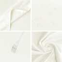 IVAPUPU 2PCS Ivory Table Cloth for Rectangle Table - 70 x 120 Inch Tablecloths Rectangular Cloths Waterproof Washable Wrinkle Resistant for 6 FT Wedding Cocktail Party