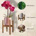 Adjustable plant Stand, bamboo plant Stand, sturdy plant support, suitable for 8, 9, 10, 11, 12-inch flowerpots, Flower Stand for Living Room Balcony Garden Patio