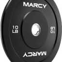 Marcy 2" Olympic Bumper Plates, Black Rubber, 10lb - Single