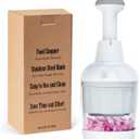 Food Chopper, Vegetable Chopper, Onion Chopper, Garlic Chopper Hand Chopper for Vegetables, Handheld Veggie Chopper, Nut Chopper, Chopper Vegetable Cutter, Dishwasher-safe (White)