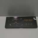 MZOO Luxury Sleep Eye Mask for Side Sleeper Men Women, Zero Eye Pressure 3D Sleeping Mask, Light Blocking Patented Design Night Blindfold, Soft Eye Shade Cover for Travel, Black