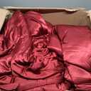 MR&HM Satin Sheets Queen Size with Elastic Corner Straps, Burgundy
Similar to Silk, 6-Piece Silky Soft Bed Sheet Set, Gentle on Skin and Hair, 15" Deep Pocket, Cooling & Breathable