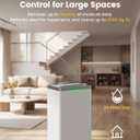 34 Pints Dehumidifier for Basement, with Drain Hose, 38dB Quiet, 2500 Sq.Ft | Continuous Drain, Auto Defrost, 24H Timer, Child Lock, Smart Humidity Control for Home, Large Room, Bedroom, Bathroom