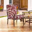 Porch Shield Patio Chair Seat Cushion Covers Set 4, Outdoor Waterproof Fade Resistant Cushion Slipcovers, Replacement Covers Only, 23 x 23 x 4 Inch