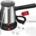 TOKPELA Wax Melter for Candle Making, Stainless Steel Electric Candle Wax Melter, Double Pouring Spout Candle Wax Melting Pot with 51IN Cord and Hot Plate, Candle Making Pot Kit for Beginners