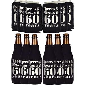 60th Birthday Gifts for Men: Can Cooler, Decorations, Party Supplies & Favors