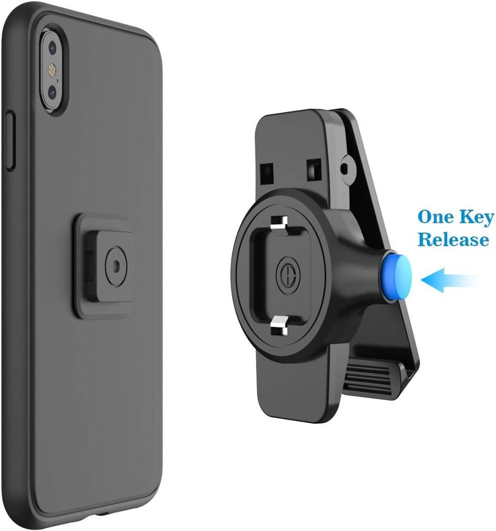 SPORTLINK Phone Belt Clips, Universal Phone Holder with Easy Mount Quick On/Off for iPhone 12/SE 2020/11/11 Pro/11 Pro Max/X/XS/XS Max/XR, Samsung Galaxy Note 8,S8 Edge and Any Smartphones