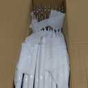 Nature Smile Non Slip PVC Coating Sweater Hangers,Dress Suit Coat Hangers,Shoulder Bump Free Golf T Shirts Clothes Hangers (White Color 20 Pack)