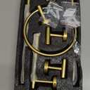 Amazon.com: TQKAG 5 Piece Bathroom Accessories Set Brushed Gold Bathroom Hardware Set 23.6 Inch Bath Towel Bar Set SUS304 Stainless Steel Towel Rack Set : Tools & Home Improvement