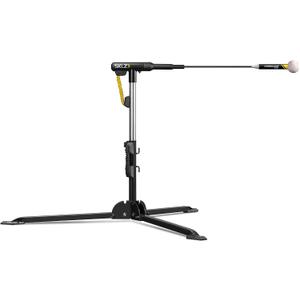 SKLZ Hurricane Baseball and Softball Swing Trainer, Adjustable Power Band System with Anti-Dent Ball Head, Height 23 to 38 Inches, Solo Hitting Practice for Youth Ages 14 and Under