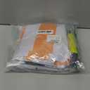 2 Pack Inflatable Pool Floats 4-in-1 Pool Hammock with Bottom Mesh 3 Tubes Inflatable Hammock for Adults,Portable Floating Chair Bed for Travel, Swimming Pool Hot Tub (Dark Blue+Orange)