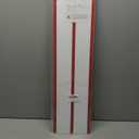 Self Adhesive Door Kick Plate 32 inches Acrylic Decorative Plates Pets Scratches Protector for Stick On 32 inches Doors, 1/10 inch Thickness 8"x 32" White