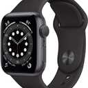 Apple Watch Series 6 (GPS + Cellular, 40mm) - Space Gray Aluminum Case with Black Sport Band