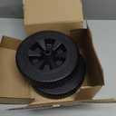 70-05-104 DGF493BNP DGF510SBP Wheels Grill Replacement Parts for Dyna Glo Grill Wheels DGH474CRP DGF510PBP-D DGH450CRP DGB515SDP-D DGF493PNP-D DGC313CNCP DGB463CNP Plastic Black BBQ 2 Pieces