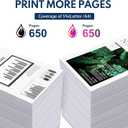 LC103XL LC103 103 Ink Cartridges High Yield Replacement for Brother LC103 XL LC103 LC101 Ink Work with MFC-J870DW MFC-J6920DW MFC-J6520DW MFC-J450DW MFC-J470DW(2 Black, 1 Cyan, 1 Magenta, 1 Yellow)