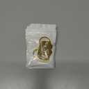 4 x A-Z Stainless Steel Letter Keychain - Alphabet Initial Key Ring for Men Women, Purse or Car Charm