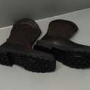 Mens Herman Survivors Granite Pull On Leather Steel Toe Work Boots Comfort Brown  Size 8 1/2