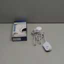 Philips Grounded Plug with Braided Cord, 6 Ft Long Power Cable, ON/Off Switch, for Tabletop or Wall Mount, Perfect for Lamps/Seasonal Lights, 3 Prong,Slip Resistant Base,SPS1611WA/37,White