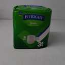 FitRight Bariatric Adult Diapers, Ultra Heavy Absorbency, 3XL (Waist Size 65in-84in), 12 Count, Disposable Incontinence Briefs for Men and Women, Moisture-Wicking, Leak Protection,