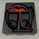 Bluetooth Wireless Headset with Mic for Work, Bluetooth 5.2, Advanced Noise Reduction Microphone, Clear Calls - Comfortable On-Ear Headphones, Applicable to PC, Laptop, Phone, Android, Zoom, Office (Black)