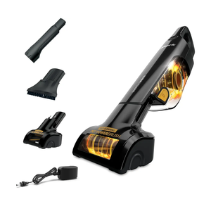 Shark UltraCyclone Pet Pro Plus Cordless Hand Vacuum, Powerful Suction, Handheld Vacuum for Car & Home, Pet Power Brush, Crevice Tool, Scrubbing Brush, XL Dust Cup, Black, CH951