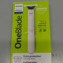 Philips Norelco OneBlade Intimate, Designed for Pubic Grooming, Trim & Shave with Extra Skin Protection, Waterproof, Model QP1924/70 (Single Pack, White)