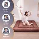 MAXYOYO 6" Extra Thick Japanese Floor Mattress Queen Folding Futon Mattress