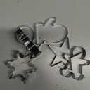 Christmas Cookie Cutters Set of 9 Pieces, Wmtidene Cookie Cutters Shapes for Winter Holiday, Metal includes Christmas Tree,Snowflake,Gingerbread Men,Angel,Star,Mitten,Candy Cane,Snowman