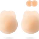 2 x APOWUS Sticky Bra Push Up,Adhesive Bras, Nipple Covers with Lift for Backless Strapless Dress 02
