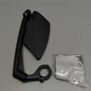 BriskMore Handlebar Bike Mirror, Scratch Resistant Glass Lens, Ajustable and Rotatable Safe Rearview Bicycle Mirror