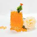 Violetline Clear Vase Gems - Transparent Decorative Filler for Floral Arrangements & Home Decor (Orange)
