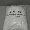 CPLIRIS 10x20ft White Backdrop for Photography, Dual-Size Dual-Pocket Design Photo Booth Background for Portrait Photoshoot, Party and Video with Both Options of 10 feet and 20 feet in Width