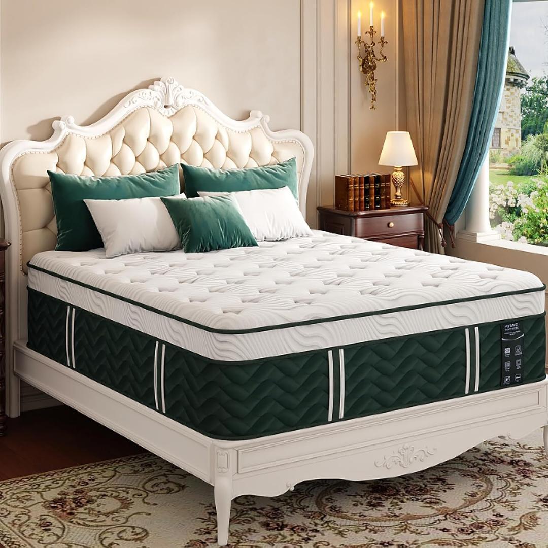DIFAME (Hotel-Level) Luxury 8 Inch Twin Size Hybrid Bed Mattress in a Box