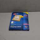 Avery Half-Sheet Printable Shipping Labels, 5.5" x 8.5" Customizable Stickers, White, 200 Blank Mailing Labels, Great for Mailing, Shipping, Organizing, and More (5126)