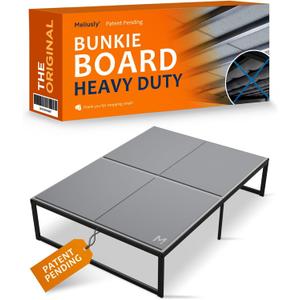 Meliusly Heavy Duty Bunkie Board Full Size (54x75) - Bed Boards for Under Support, Non-Slip Breathable Bed Support Board for Sagging, Noise Minimizing Moisture Resistant Bed Board