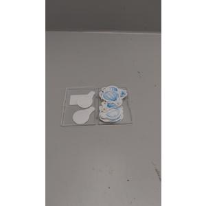 40pcs Blue hot air balloon Cupcake Toppers Baby Shower Gender Disclosure Party Kids Birthday Party Cake Decorations Supplies