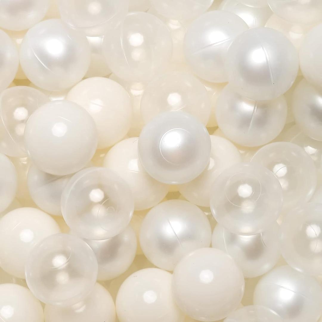 Realhaha Ball Pit Balls Baby Kids Plastic Playpen Playballs 2.15″ 200 Beige