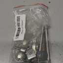 AWEN 2pcs 4-Wheel Metal Sliding Track Wheel Set Hanger Ball Bearing Pulley Kit for Wardrobe Closet Barn Door(Wheel 19mm/0.75")